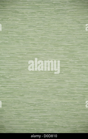 green fabric background or row pattern cotton texture Stock Photo