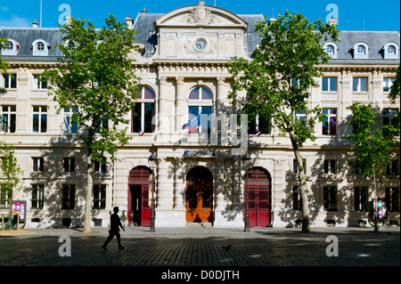 Place Baudoyer,The Town Hall Of 4th Arrondissement, Paris, France Stock Photo
