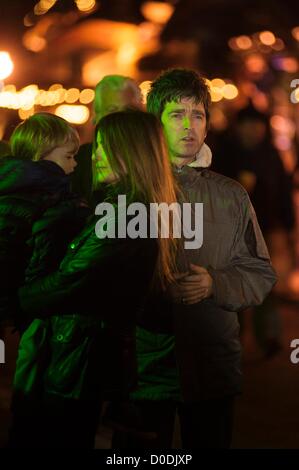 Noel Gallagher attends the opening night of Hyde Park Winter Wonderland 2012 on 22/11/2012 at Hyde Park, London. Persons pictured: Noel Gallagher. Picture by Julie Edwards Stock Photo