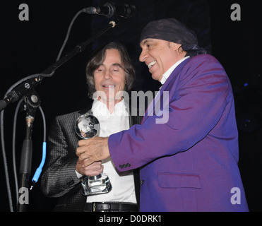 Jackson Browne and Steven Van Zandt We Are Family Foundation 8th Annual Celebration Gala at the Hammerstein Ballroom New York Stock Photo