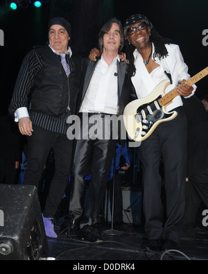 Steven Van Zandt, Jackson Browne and Nile Rodgers We Are Family Foundation 8th Annual Celebration Gala at the Hammerstein Stock Photo