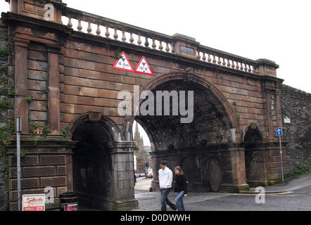 City gate Derry Northern Ireland Stock Photo