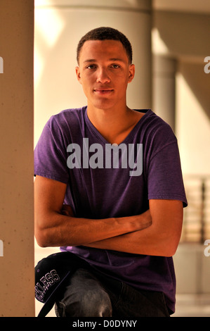 A 17-year-old high school senior who will graduate next May. Stock Photo