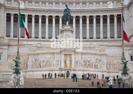 Victor Emmanuel II National Monument, Altare della Patria, Altar of the Fatherland, Piazza Venezia, Rome, Italy Stock Photo