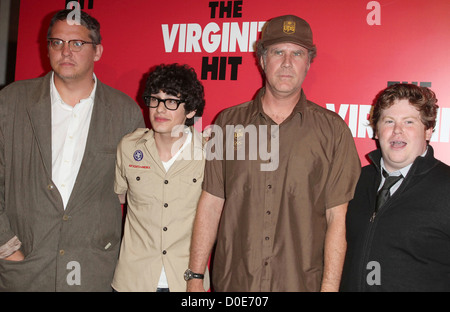 Adam McKay, Matt Bennett, Will Ferrell and Zack Pearlman Special KROQ Screening of 'The Virginity Hit' held at the Regal Stock Photo