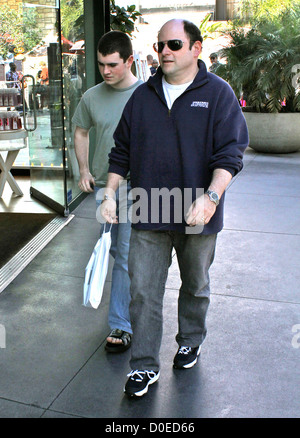 Jason Alexander and his son shopping in West Hollywood Los Angeles ...