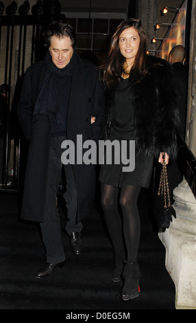 Bryan Ferry, Harper's Bazaar Women Of The Year Awards - Departures. London, England - 01.11.10 Stock Photo
