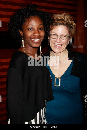 Miriam F. Glover and Lisa Kron attending the opening night after party for the Public Theater production of 'In The Wake' held Stock Photo