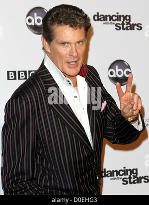 David Hasselhoff 'Dancing With The Stars' 200th episode held at Boulevard 3 Hollywood, California - 01.11.10 Stock Photo