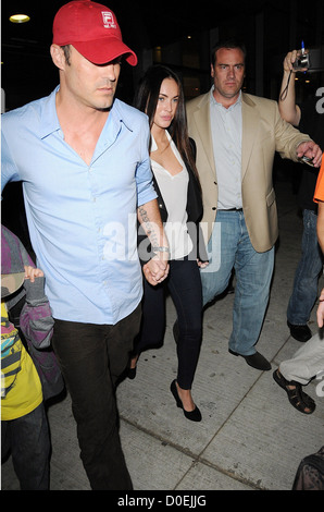 Megan Fox and Brian Austin Green with his son Kassius at the 35th Toronto International Film Festival 2010 Toronto, Canada - Stock Photo