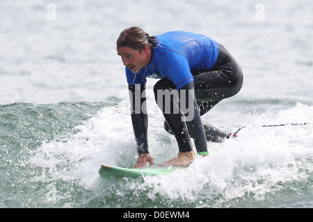 Anthony Kiedis Surfrider Foundation's 5th Annual Celebrity Expression Session at First Point, Surfrider Beach in Malibu Los Stock Photo