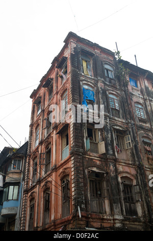 Typical House Facade in Mumbai, India Stock Photo