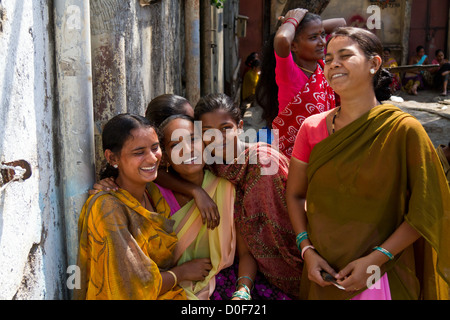 Joyful Women In Mumbai, India Stock Photo - Alamy