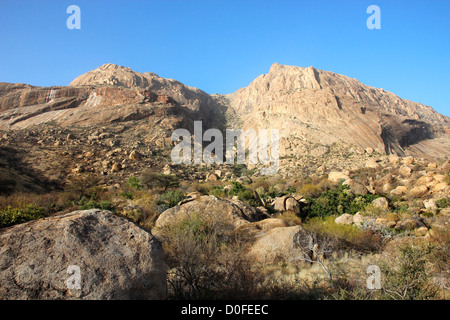 Erongo mountains in Namibia Stock Photo