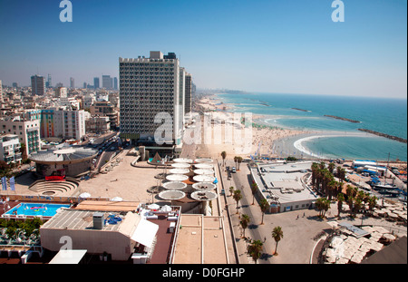 Herod Hotel, Gordon Beach, Ha'yarkon Street, Tel Aviv, Israel, Europe Stock Photo