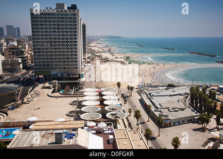 Herod Hotel, Gordon Beach, Ha'yarkon Street, Tel Aviv, Israel, Europe Stock Photo