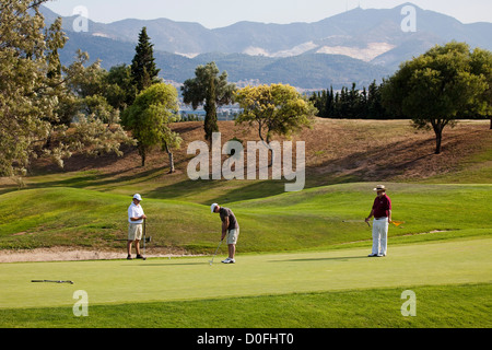 Guadalhorce Golf Course Malaga Andalusia Spain Campo de Golf Guadalhorce Málaga Andalucia España Stock Photo