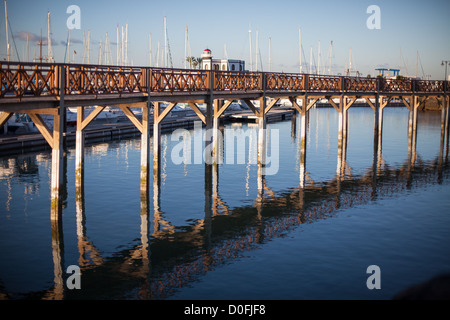 Marina Rubicon, Near Playa Blanca on the holiday island of Lanzarote Stock Photo