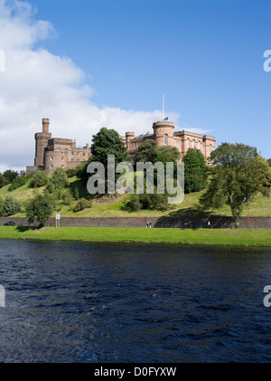 dh Inverness Castle INVERNESS INVERNESSSHIRE Castle riverside River Ness scotland uk city scottish castles in highland