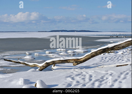baltic sea on winter Stock Photo