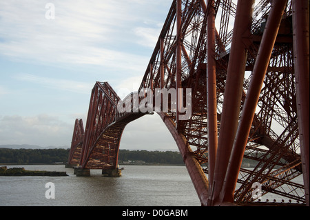 Forth Bridge. The railway bridge over the Firth of Forth near Edinburgh forms part of the main line between London and Scotland Stock Photo