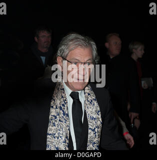 Sir Ian McKellen at Evening Standard Theatre Awards 2012, The Savoy, London 25th November 2012 Stock Photo