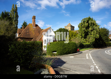 Country cottage Chiddingfold village Surrey England UK GB rural countryside country town England English Great Britain British Stock Photo