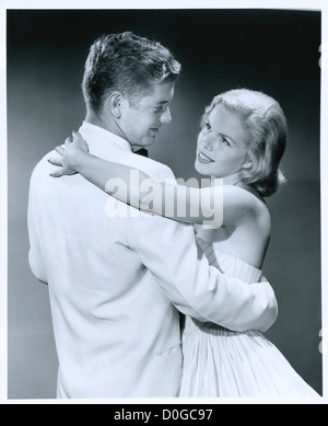 Young couple in formal wear dancing Stock Photo