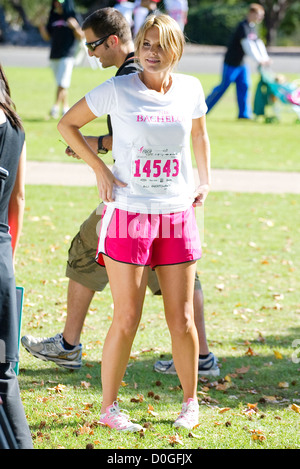 Ali Fedotowsky Celebrities take part in the Susan G Komen walk for the cure fundraiser San Diego, USA - 07.10.10 Stock Photo