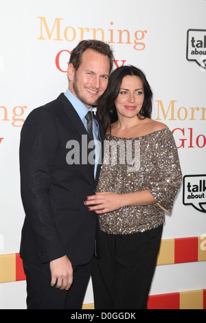 Patrick Wilson, Dagmara Dominczyk the World premiere of 'Morning Glory' held at the Clearview Cinemas Ziegfeld Theater - Stock Photo