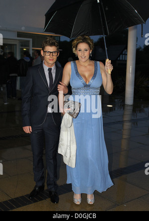 Bronagh Waugh and Kieron Richardson Hollyoaks Charity Ball held at Chester Racecourse Chester, England - 18.09.10 Stock Photo