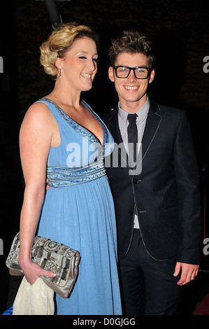 Kieron Richardson and Bronagh Waugh Hollyoaks Charity Ball held at Chester Racecourse Chester, England - 18.09.10 Stock Photo