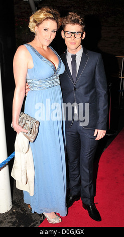 Kieron Richardson and Bronagh Waugh Hollyoaks Charity Ball held at Chester Racecourse Chester, England - 18.09.10 Stock Photo