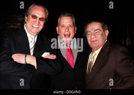 Danny Aiello, Billy Stritch and Freddie Roman The Friars Club honors Michael Feinstein at the Friars Club on East 55th Street. Stock Photo