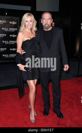 Eloise Broady DeJoria and Paul Mitchell New York premiere of 'Wall Street: Money Never Sleeps' at the Ziegfeld Theatre - Stock Photo