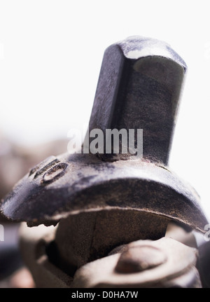 Close-up of an old lightswitch Stock Photo