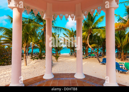 pool area; Riu Palace; hotel; Punta Cana; Dominican Republic; Caribbean Stock Photo