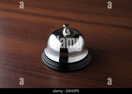 Service ring on the table Stock Photo
