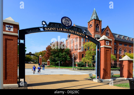 Saint Louis University St. Louis MO Campus Stock Photo