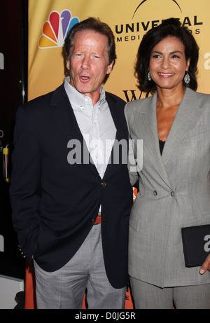 Peter Strauss and Rachel Ticotin 'Law & Order: Los Angeles' Premiere Party at W Hollywood Hotel Los Angeles, California - Stock Photo