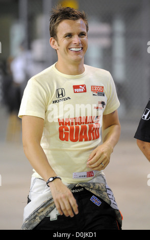 Dan Wheldon IndyCar Series Cafes do Brasil Indy 300 at Homestead-Miami Speedway - Practice Homestead, Florida -01.10.10 Stock Photo