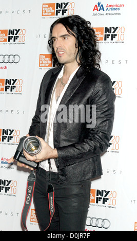 Russell Brand 48th New York Film Festival - Premiere of 'The Tempest' - Arrivals New York City, USA - 02.10.10 Stock Photo