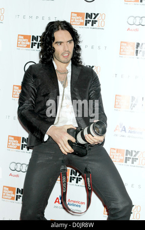 Russell Brand 48th New York Film Festival - Premiere of 'The Tempest' - Arrivals New York City, USA - 02.10.10 Stock Photo