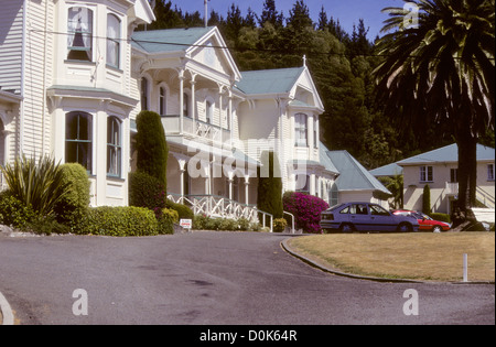 Houses,Mission Estate Winery, Napier, Bay ,Views from Sugar Loaf Hill, Tironui Drive,Taradale,Napier,New Zealand Stock Photo