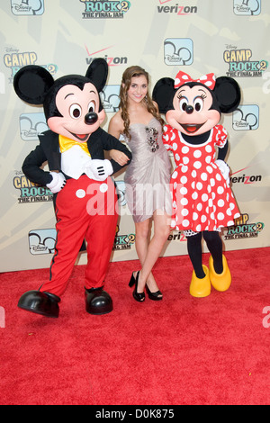 Alyson Stoner World Premiere of 'Camp Rock II: The Final Jam' held at Alice Tully Hall New York City, USA - 18.08.10 Stock Photo