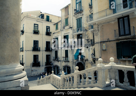 salerno, italy, summer, europe, european summer, streets, urban, city, history Stock Photo