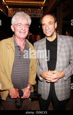 F. Murray Abraham and guest The opening night of the Broadway production of 'The Pitmen Painters' at the Samuel J. Friedman Stock Photo