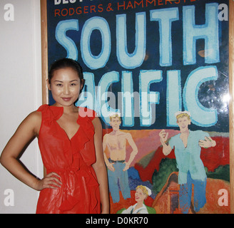 Li Jun Li Closing night of the Lincoln Center Theater production of 'South Pacific'' at the Vivian Beaumont Theaterbackstage Stock Photo