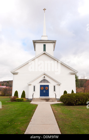 Our Lady of the Snows Roman Catholic Church, Franconia, New Hampshire, USA. Stock Photo