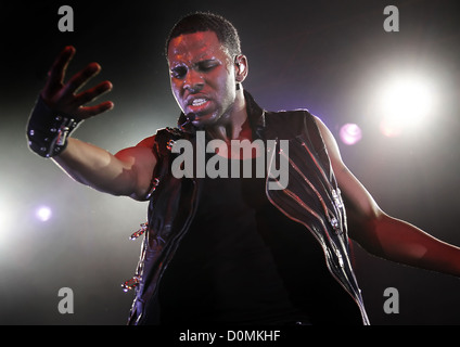 Jason Derulo performing at Manchester Academy Manchester, England - 23.08.10 Stock Photo